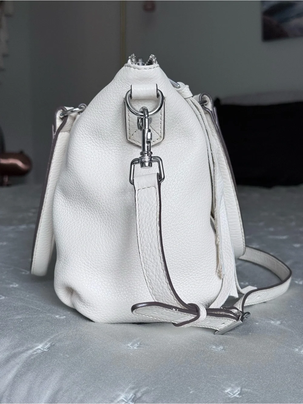 Aimee Kestenberg Leather Amsterdam Clay Satchel Shoulder Crossbody Bag